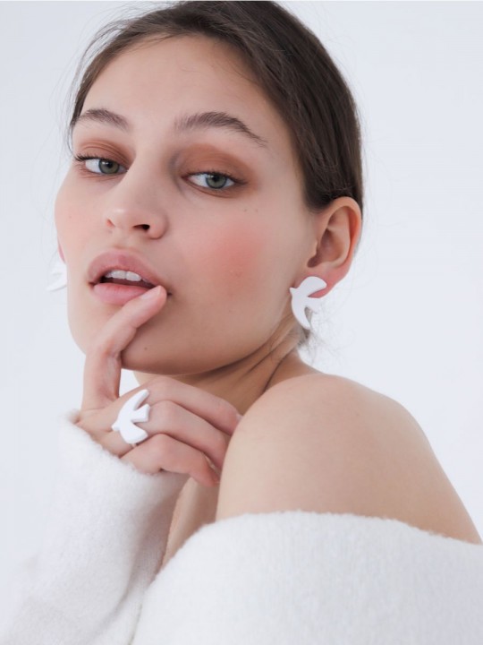 Кольцо Minimalism Птичка