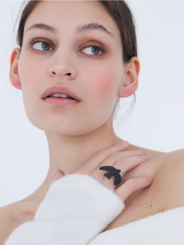 Кольцо Minimalism Птичка