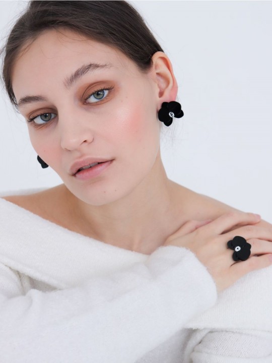 Кольцо Minimalism Орхидея-5