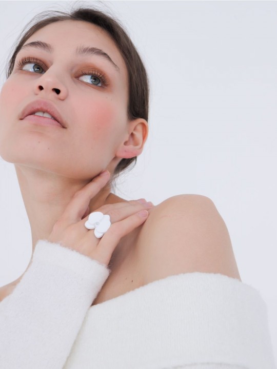 Кольцо Minimalism Орхидея-5