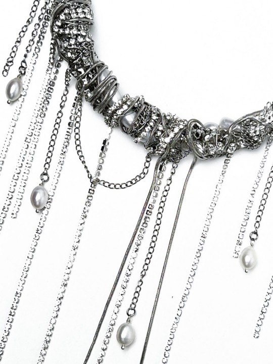 Колье Капли жемчуг-1