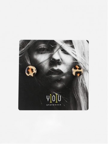 Серьги Animal circle 15