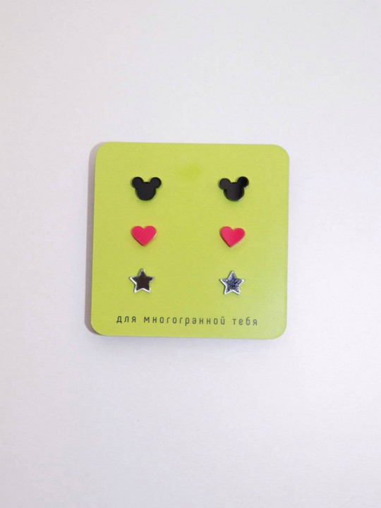 Серьги детские Набор 1