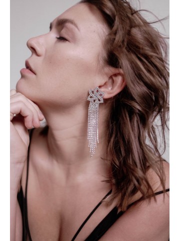 Серьги Crystal Флер