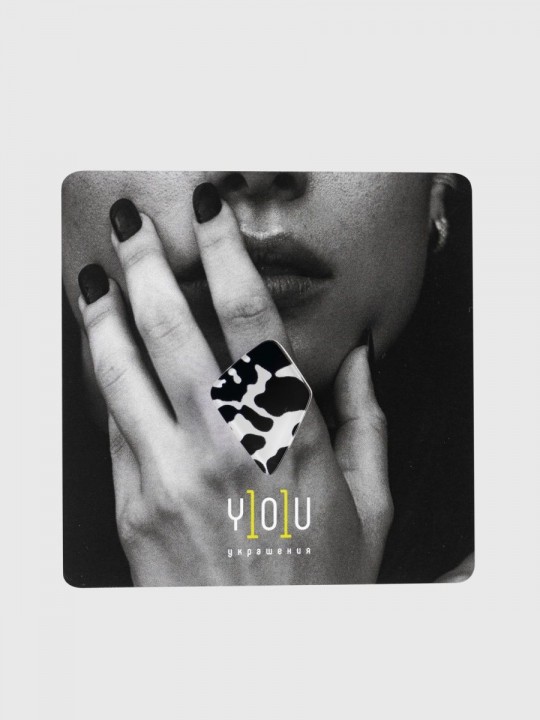 Кольцо Print Blossom-4