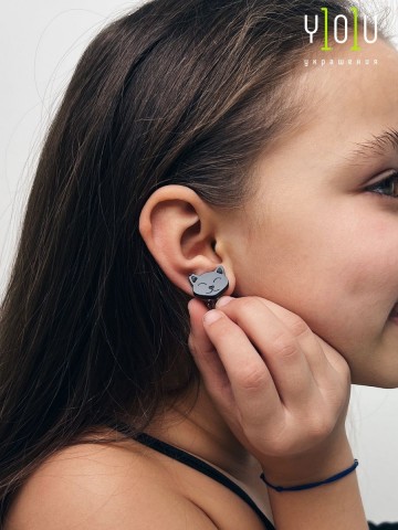 Клипсы детские Кошечки