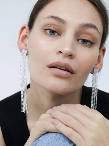 Серьги Crystal Slim