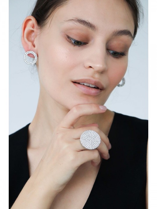 Серьги Crystal Rings-2