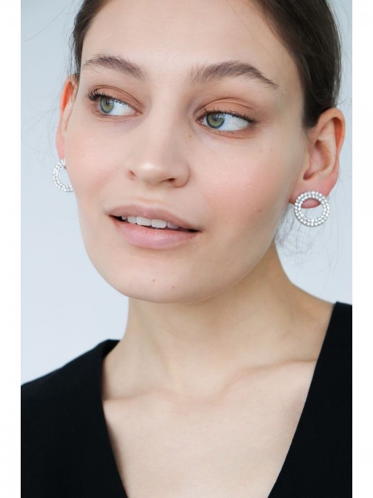 Серьги Crystal Rings