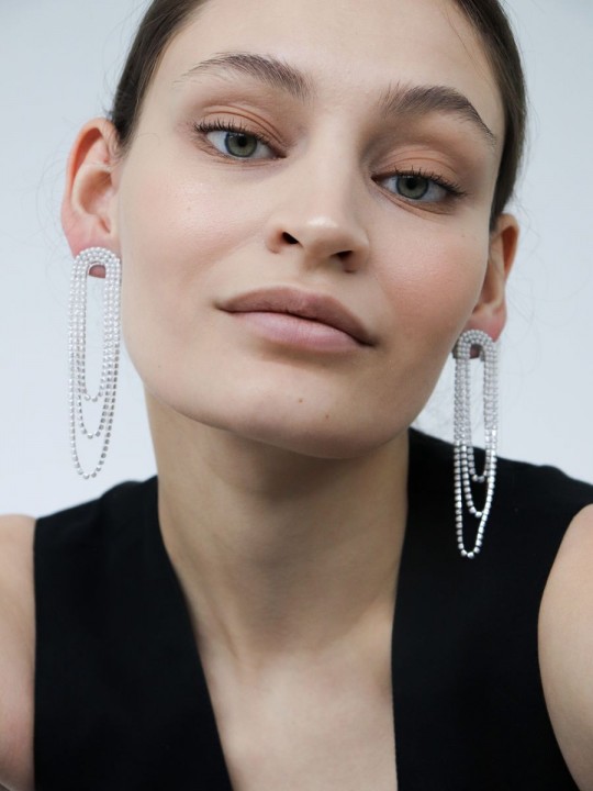 Серьги Crystal Tassels-1