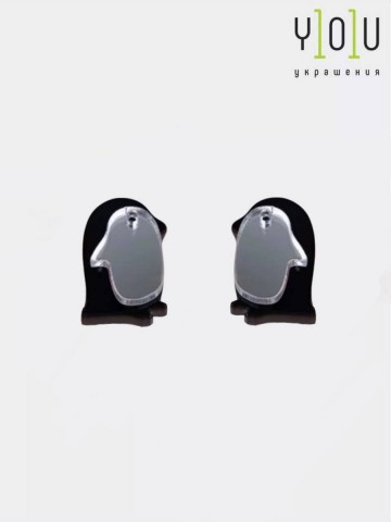 Клипсы детские Пингвины