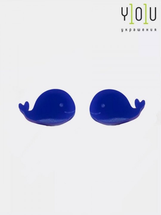 Клипсы детские Киты