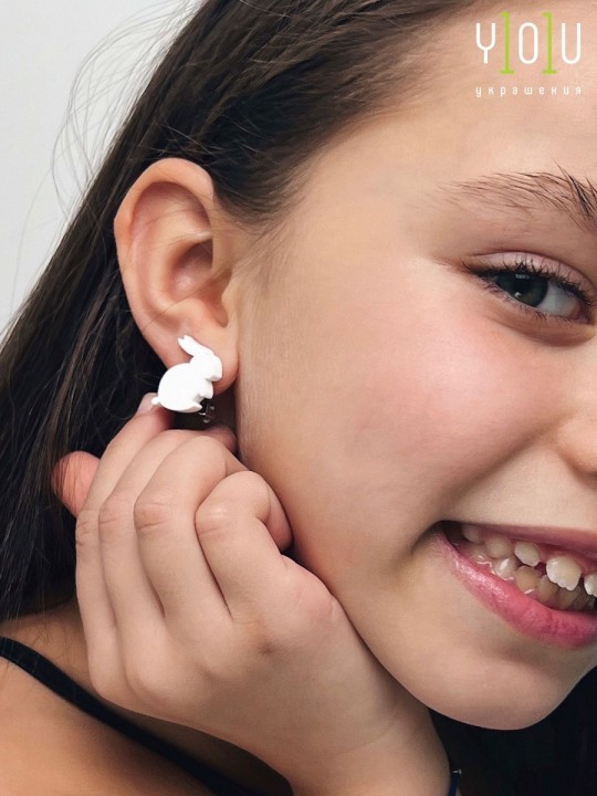 Клипсы детские Зайчики-1