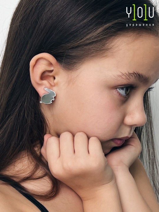 Клипсы детские Зайчики-1