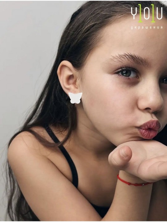 Клипсы детские Бабочки-1