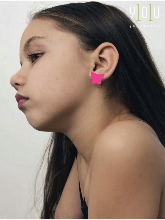 Клипсы детские Бабочки-2