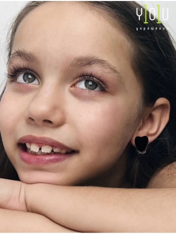 Клипсы детские Сердечки