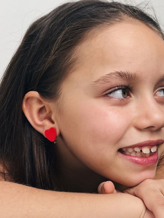 Клипсы детские Сердечки