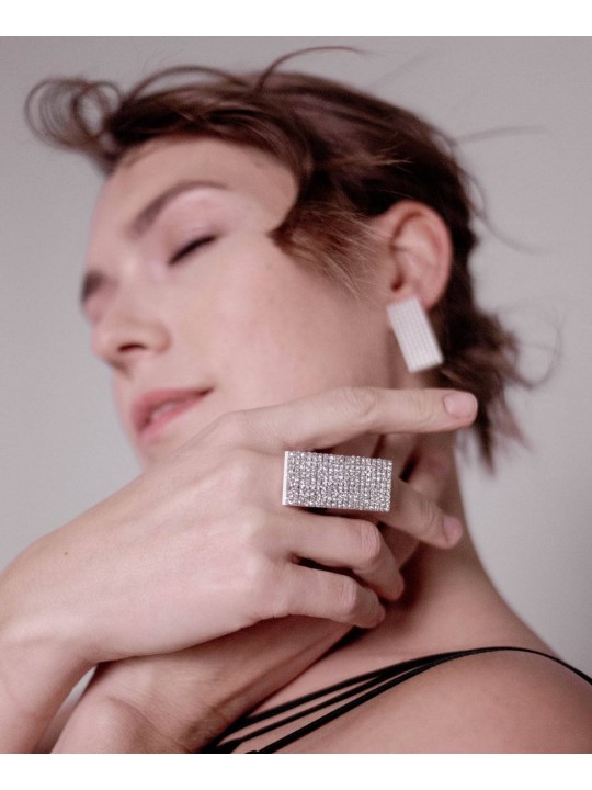 Кольцо Crystal Equator-4