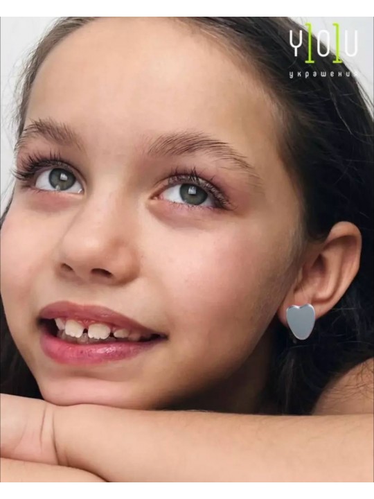 Клипсы детские Сердечки