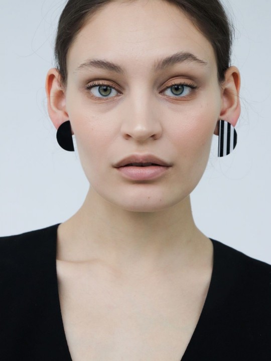 Серьги Print More line5