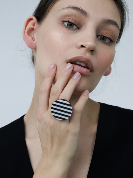 Кольцо Print More line4-2