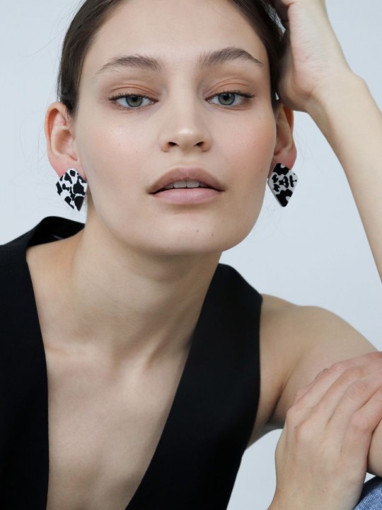 Серьги Print Blossom