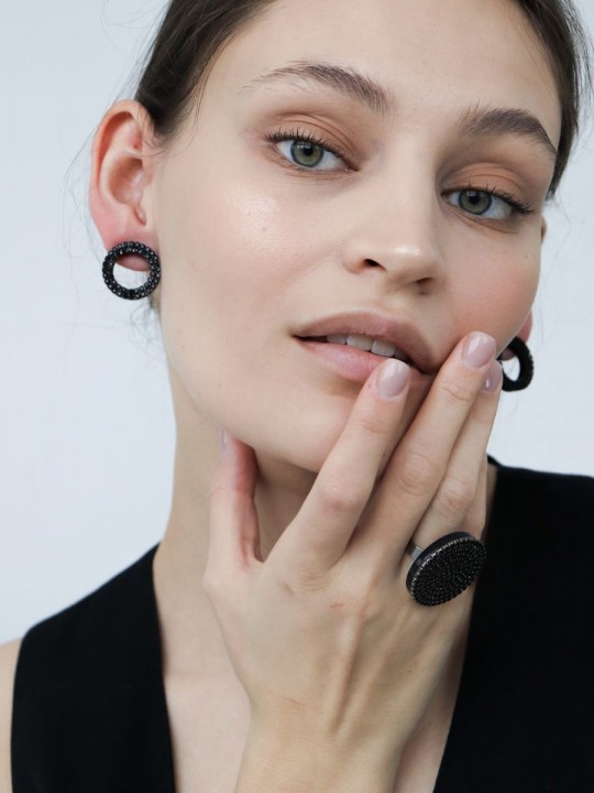 Серьги Crystal Rings-2