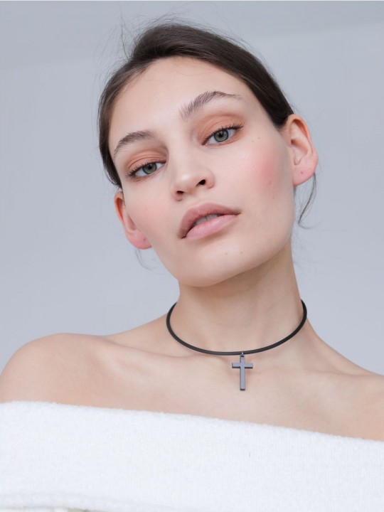 Подвеска Minimalism Крестик mini-2