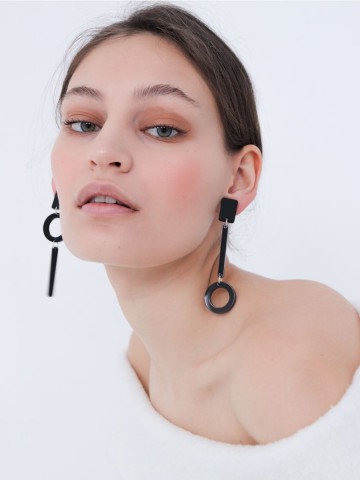 Серьги Minimalism Асимметрия