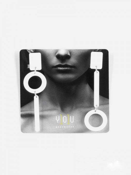 Клипсы Minimalism Асимметрия-1