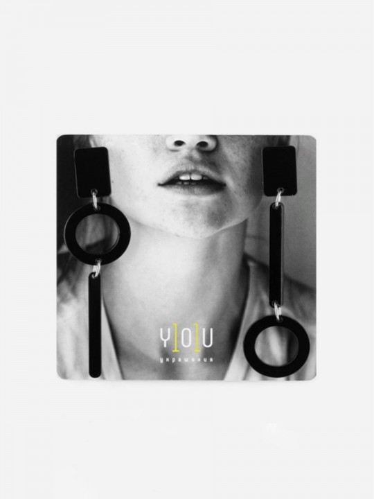 Клипсы Minimalism Асимметрия-1