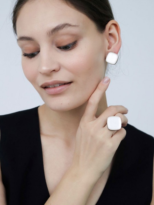 Кольцо Wood lozenge-4