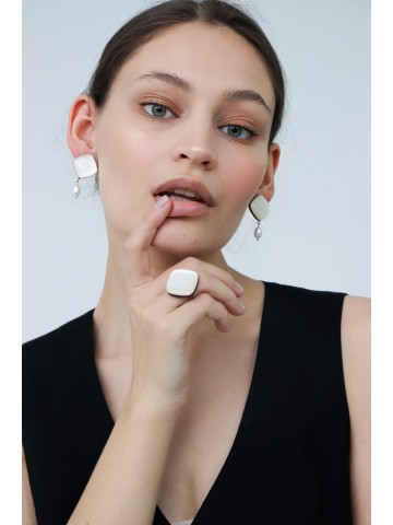 Кольцо Wood lozenge