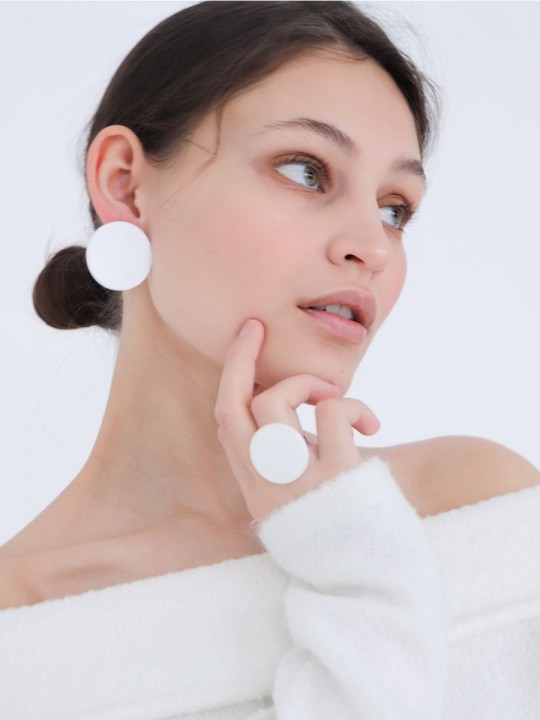 Серьги Minimalism Circle 36-2