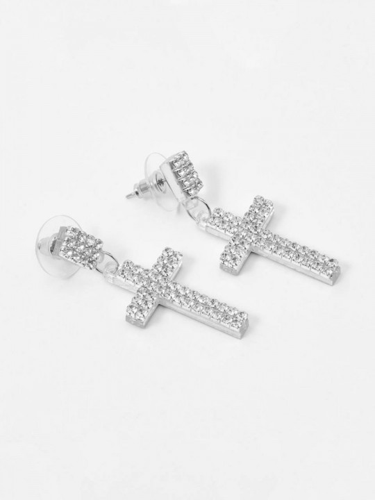 Серьги Crystal Крестики