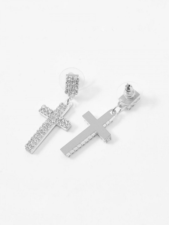 Серьги Crystal Крестики-2