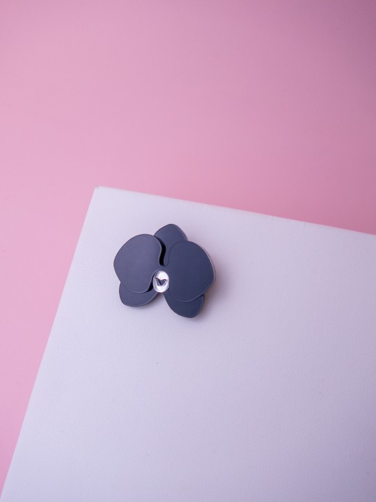 Брошь Minimalism Орхидея mini