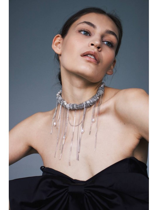 Колье Капли жемчуг