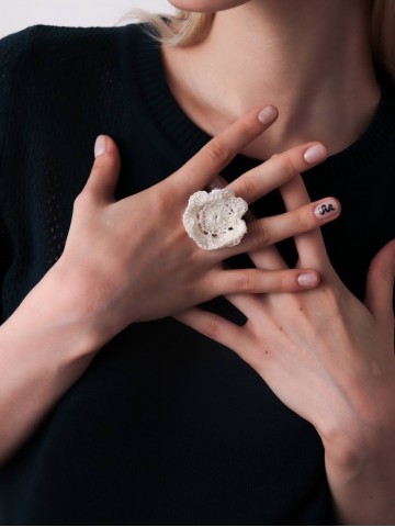 Кольцо RBH&11YOU белый S