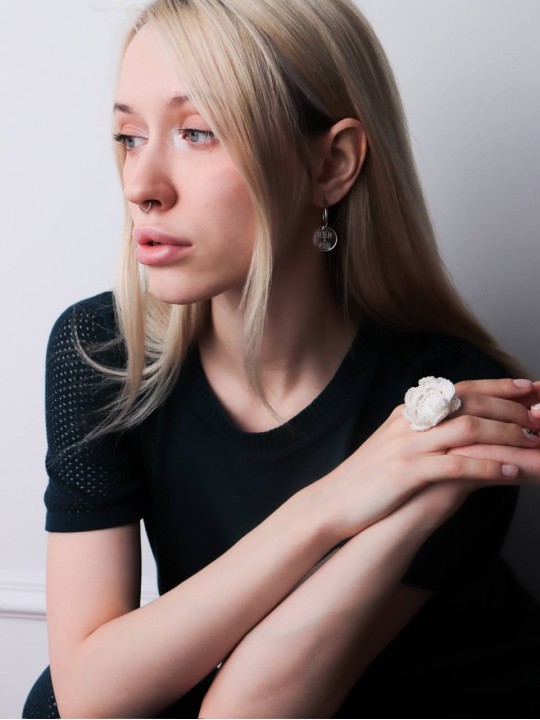 Кольцо RBH&11YOU белый S-1