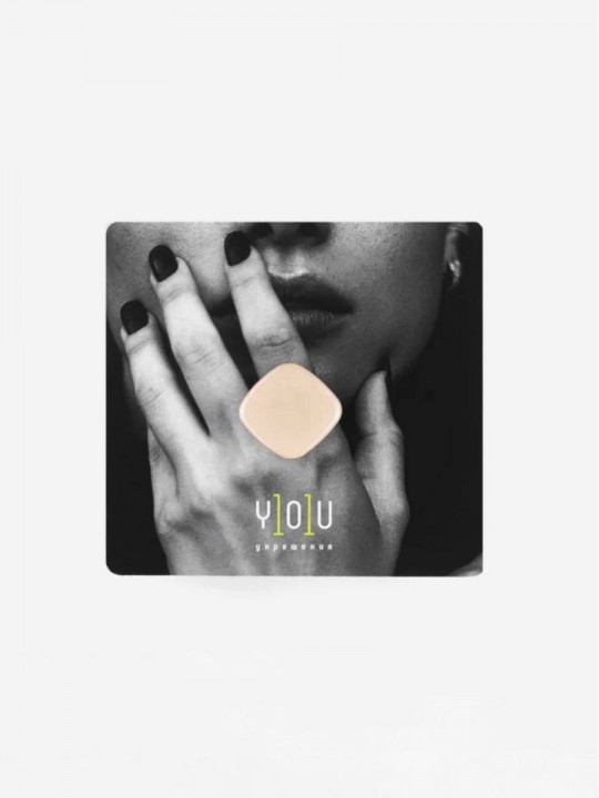 Кольцо Wood lozenge-1