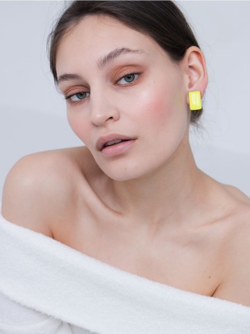 Серьги Wood Bloom mini