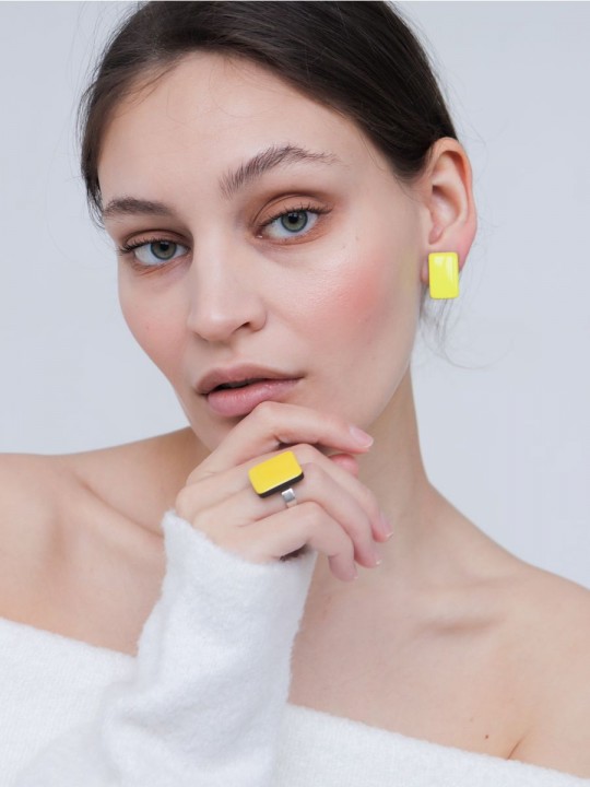 Серьги Wood Bloom mini-4