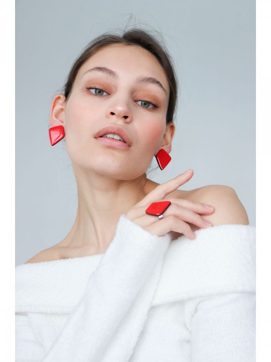 Серьги Wood Blossom-2