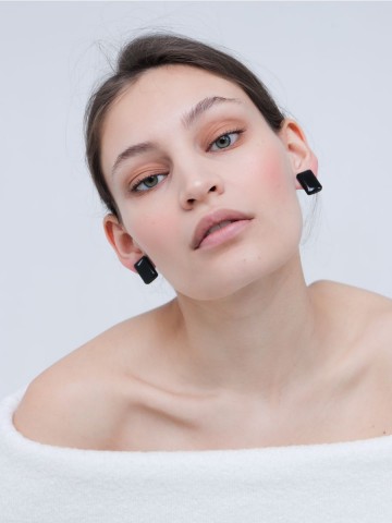 Серьги Wood Bloom mini