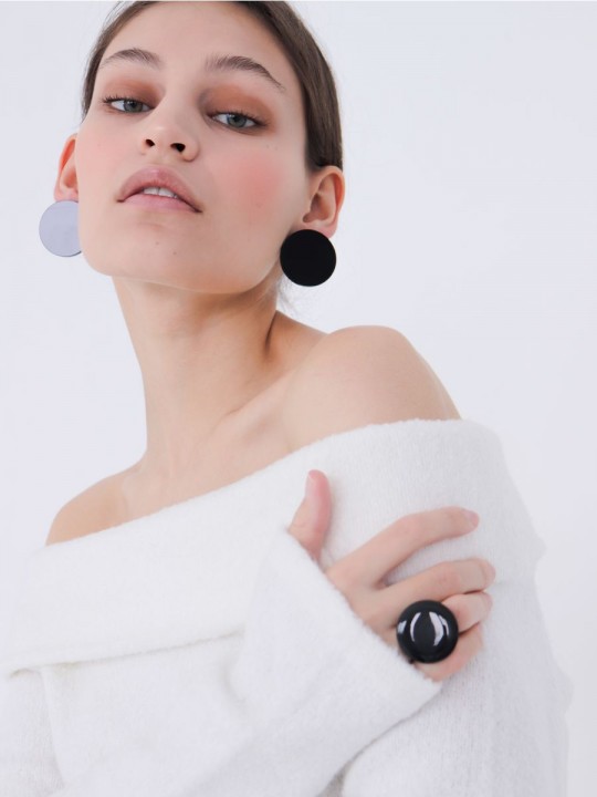Серьги Minimalism Circle 36-2