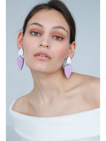 Серьги Wood fangs 22