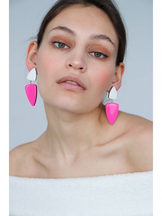 Серьги Wood fangs 22