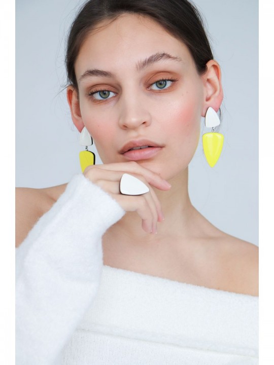 Серьги Wood fangs 22-1